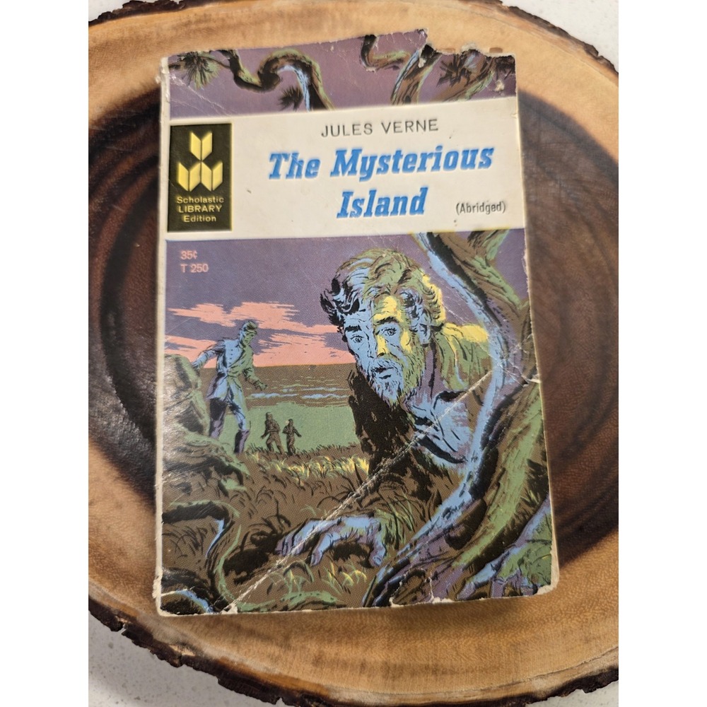 The Mysterious Island Jules Verne Scholastic Library Edition 1956 T250